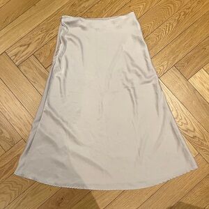 Champagne Silky Skirt